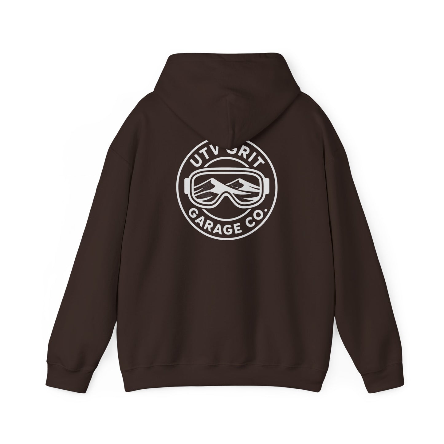 UTV Grit Garage Co. White Googles Hoodie