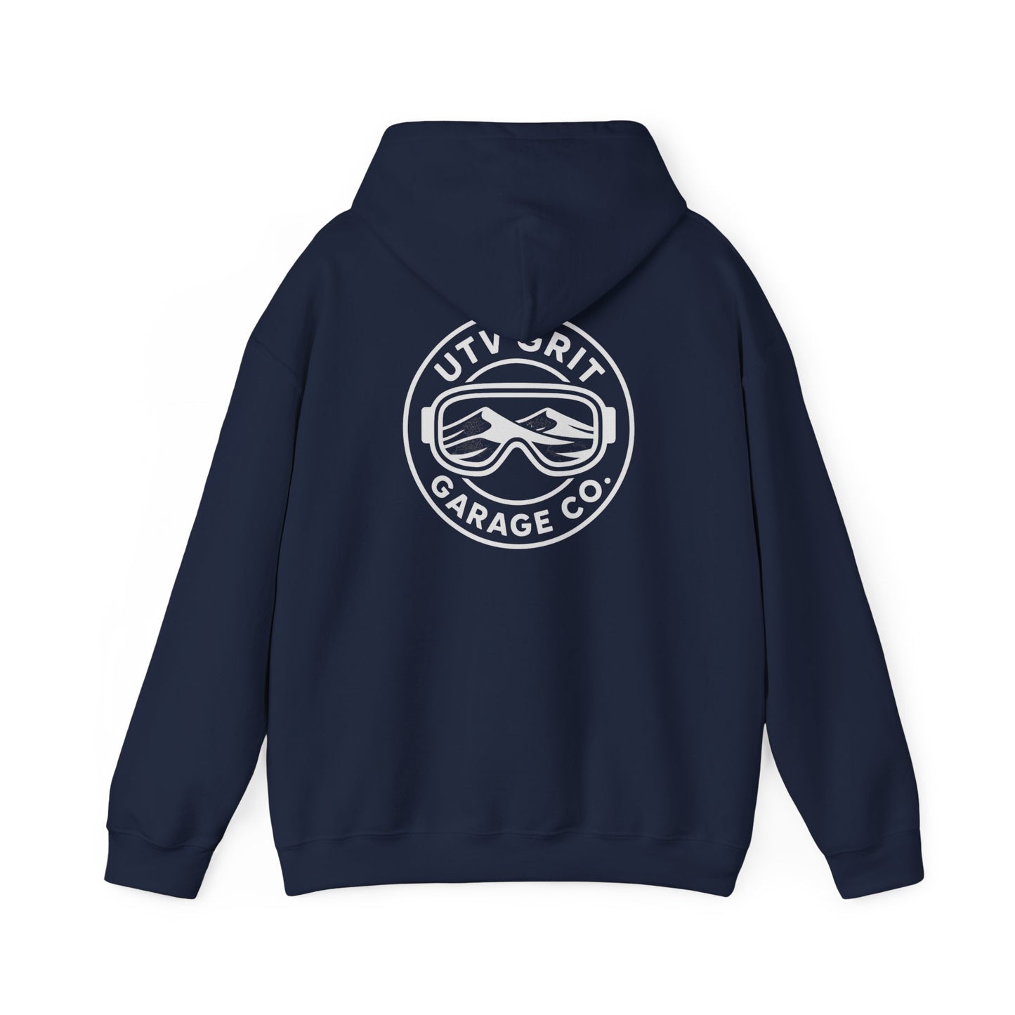 UTV Grit Garage Co. White Googles Hoodie