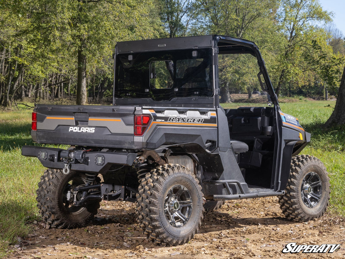SuperATV - Polaris Ranger XP 1000 Sliding Rear Glass Windshield