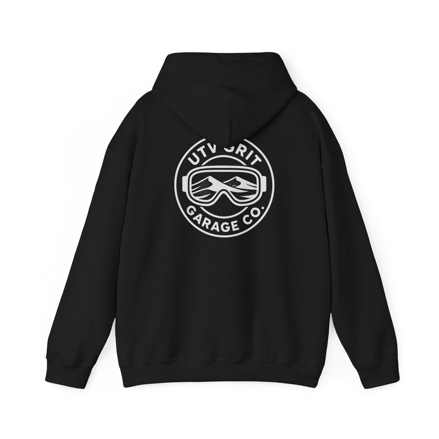 UTV Grit Garage Co. White Googles Hoodie