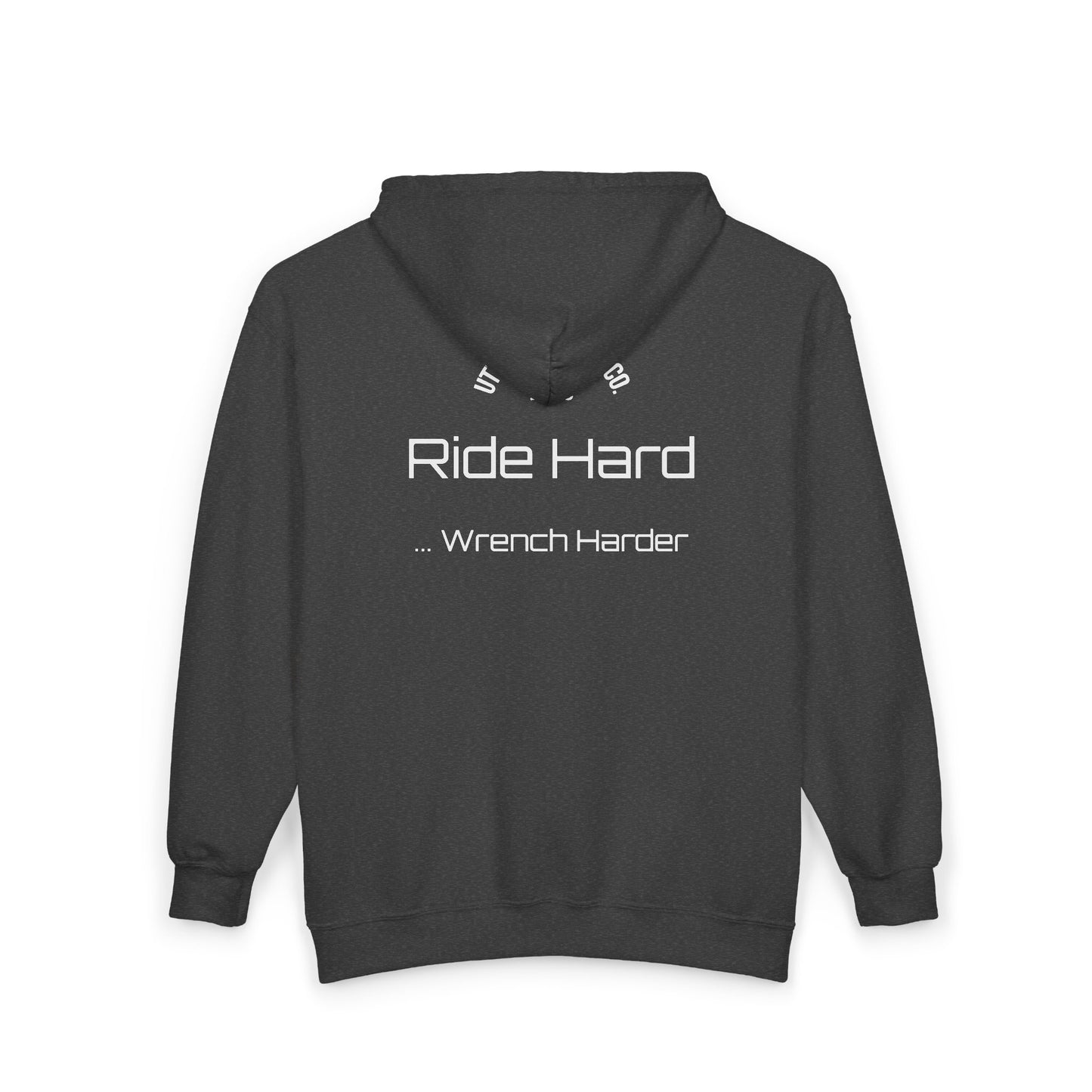 UTV Grit Garage Co.™ Midweight Zip Hoodie — “Ride Hard. Wrench Harder.”