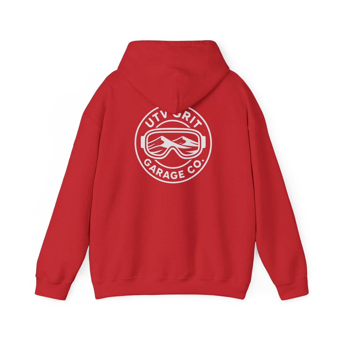 UTV Grit Garage Co. White Googles Hoodie