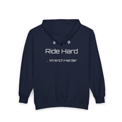 UTV Grit Garage Co.™ Midweight Zip Hoodie — “Ride Hard. Wrench Harder.”