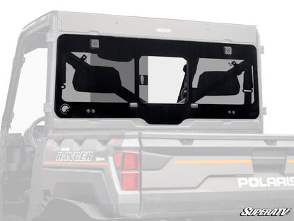 SuperATV - Polaris Ranger XP 1000 Sliding Rear Glass Windshield